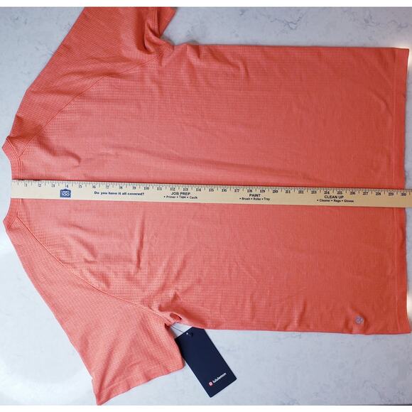 NWT LULULEMON Metal Vent Tech Short Sleeve T-Shirt Orange Men's Size XL - Picture 8 of 8